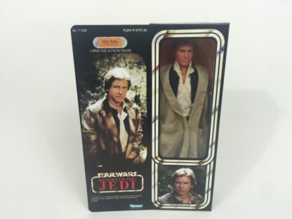 Custom Vintage Star Wars Return Of The Jedi 12" Han Solo Trench Coat box + insert