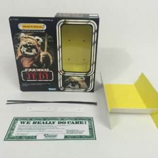 Custom Vintage Star Wars Return Of The Jedi 12" Wicket W. Warrick Ewok box and insert