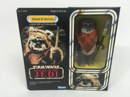 Custom Vintage Star Wars Return Of The Jedi 12" Wicket W. Warrick Ewok box and insert