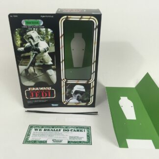 Custom Vintage Star Wars Return Of The Jedi 12" Biker Scout box + insert