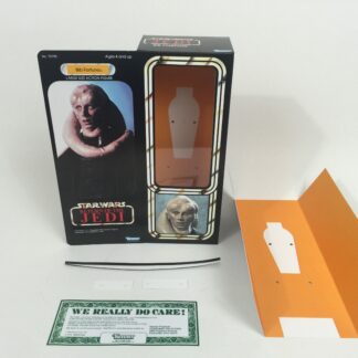 Custom Vintage Star Wars Return Of The Jedi 12" Bib Fortuna box + insert