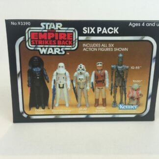 Replacement Vintage Star Wars Empire Strikes Back yellow 6-pack box