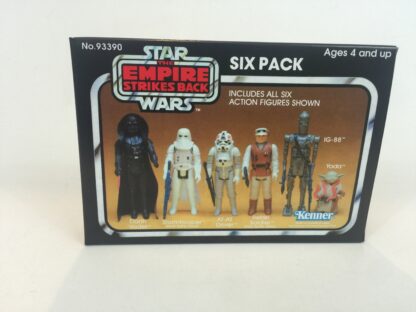 Replacement Vintage Star Wars Empire Strikes Back yellow 6-pack box
