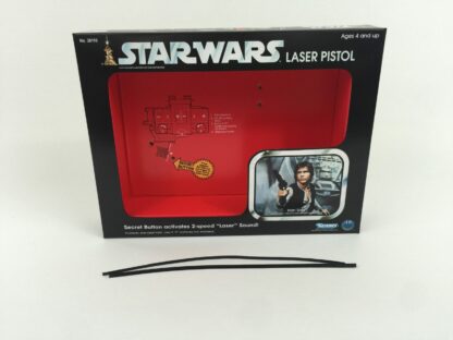 Replacement Vintage Star Wars Han Solo Laser Blaster box and insert