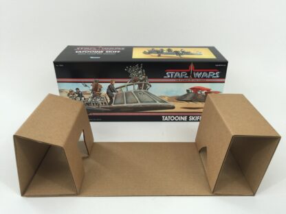 Replacement Vintage Star Wars Power Of The Force Tatooine Skiff box and insert