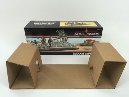 Replacement Vintage Star Wars Power Of The Force Tatooine Skiff box and insert