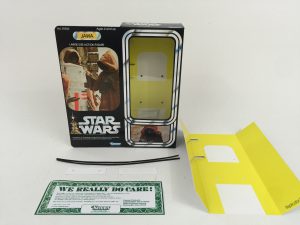 Replacement Vintage Star Wars 12" Jawa box + inserts