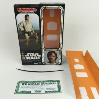 Replacement Vintage Star Wars 12" Luke Skywalker box + inserts