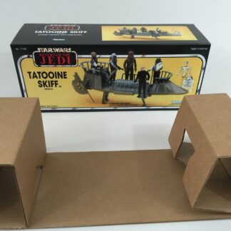 Custom Vintage Star Wars Return Of The Jedi Tatooine Skiff box and insert