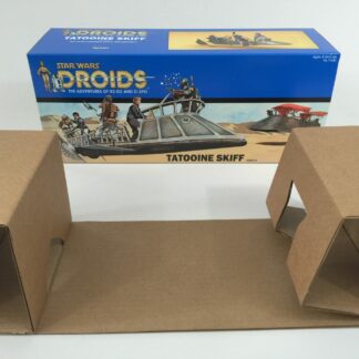Reproduction Vintage Star Wars Droids prototype Tatooine Skiff box and insert