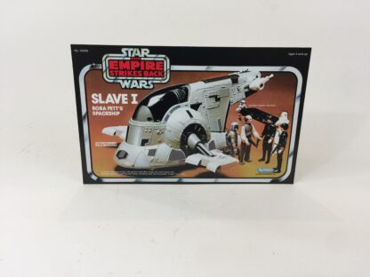 Vintage Star Wars Esb Slave One box front only backdrop display ideal for displaying loose collection