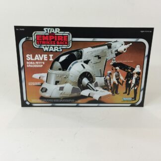 Vintage Star Wars Esb Slave One box front only backdrop display ideal for displaying loose collection