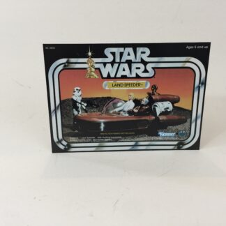 Vintage Star Wars Land Speeder Box Front Only backdrop display ideal for displaying loose collection