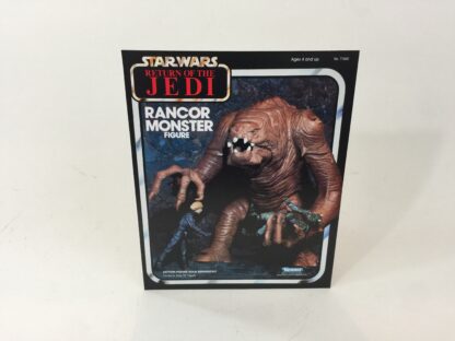 Vintage Star Wars Rotj Rancor Monster box front only backdrop display ideal for displaying loose collection