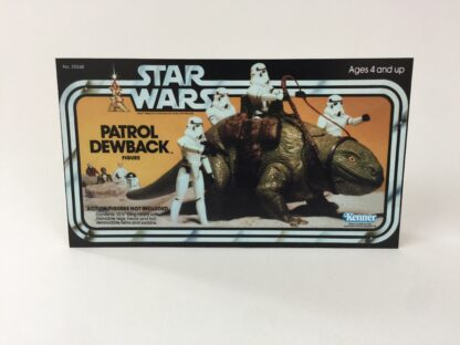 Vintage Star Wars Dewback box front only