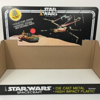 Replacement Vintage Star Wars Die Cast 2nd Edition display bin and header