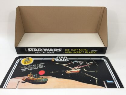 Replacement Vintage Star Wars Die Cast 2nd Edition display bin and header