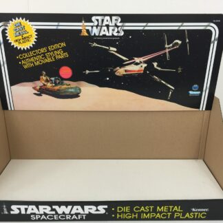 Replacement Vintage Star Wars Die Cast 1st Edition display bin and header