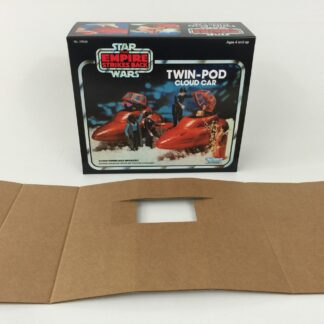 Replacement Vintage Star Wars Empire Strikes Back Kenner Cloud Car box and insert
