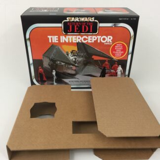Replacement Vintage Star Wars Return Of The Jedi Tie Interceptor box and insert