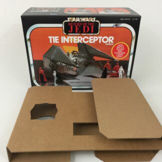 Replacement Vintage Star Wars Return Of The Jedi Tie Interceptor box and insert
