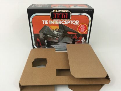 Replacement Vintage Star Wars Return Of The Jedi Tie Interceptor box and insert