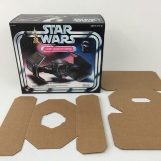 Replacement Vintage Star Wars Kenner Darth Vader Tie Fighter box and inserts