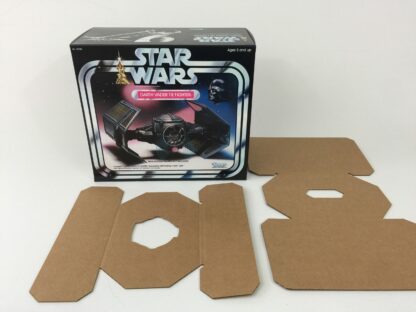 Replacement Vintage Star Wars Kenner Darth Vader Tie Fighter box and inserts
