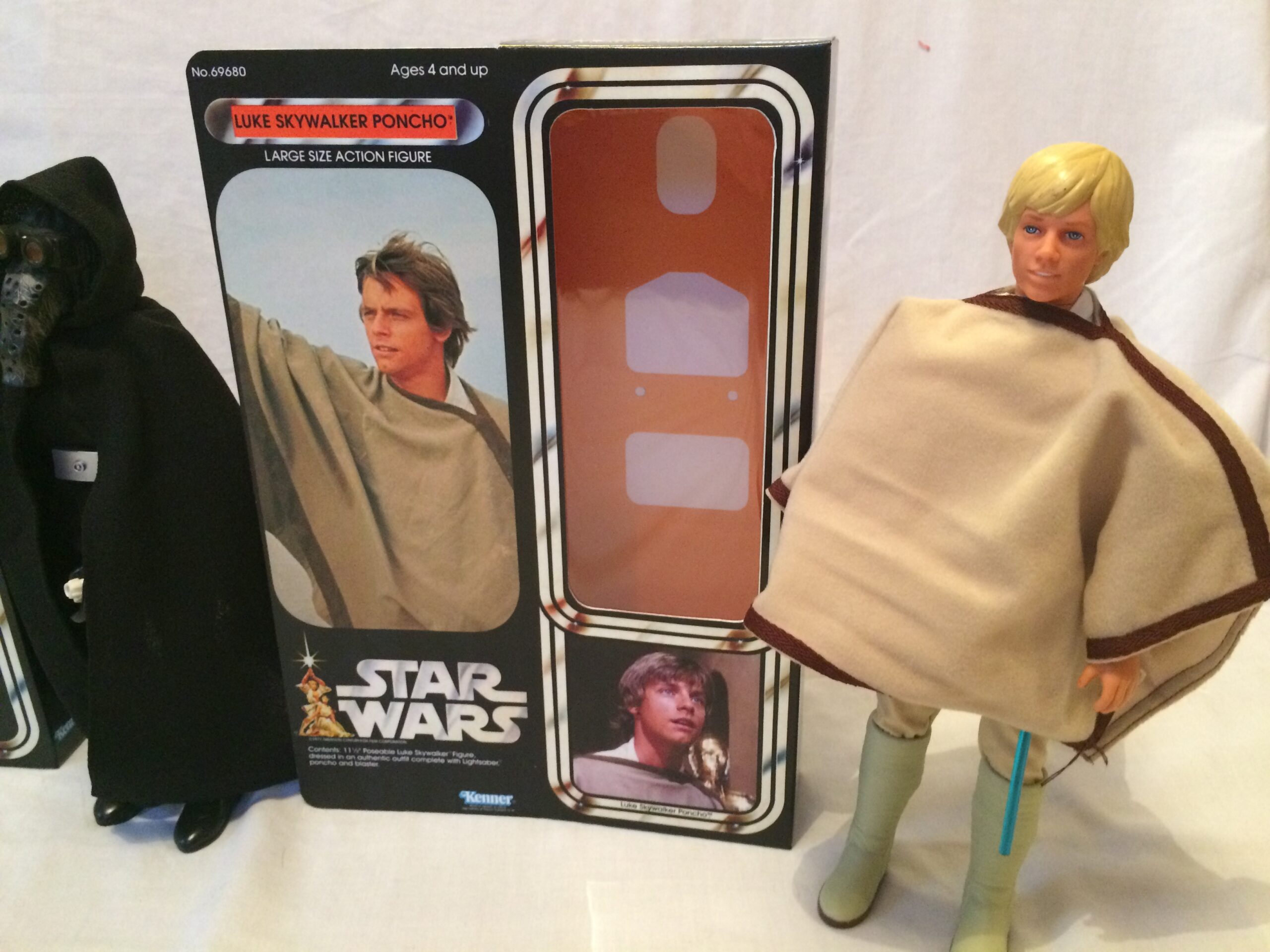 Custom Vintage Star Wars 12" Luke Skywalker Tatooine Poncho and inserts - Replicator and Inserts