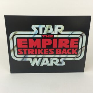 Vintage Star Wars The Empire Strikes Back Large logo 16" x 12"