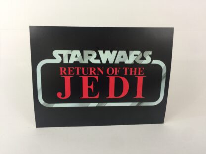 Vintage Star Wars The Return Of The Jedi Large logo 16" x 12"