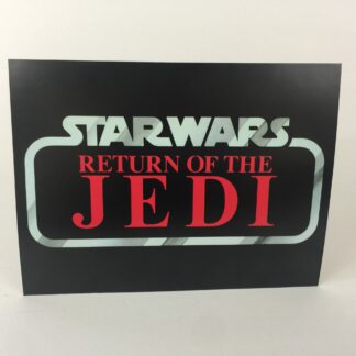 Vintage Star Wars The Return Of The Jedi Large logo 16" x 12"