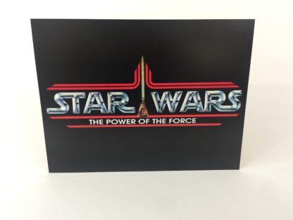 Vintage Star Wars The Power Of The Force Large logo 16" x 12"
