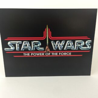 Vintage Star Wars The Power Of The Force Large logo 16" x 12"