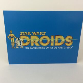 Vintage Star Wars Droids Large logo 16" x 12"