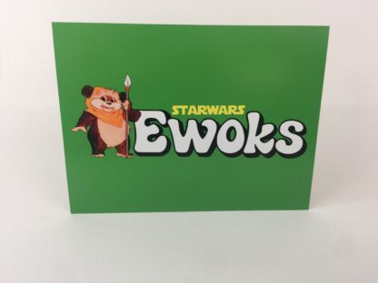 Vintage Star Wars Ewoks Large logo 16" x 12"