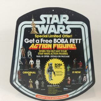 Replacement Vintage Star Wars Free Boba Fett Figure shop / store display bell hanger