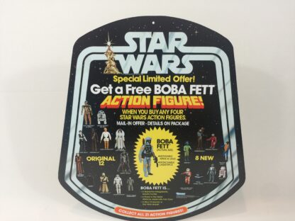 Replacement Vintage Star Wars Free Boba Fett Figure shop / store display bell hanger