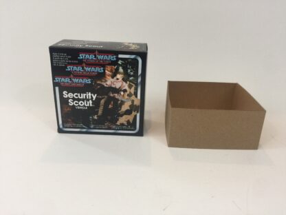 Replacement Vintage Star Wars The Power Of The Force Security Scout box and inserts