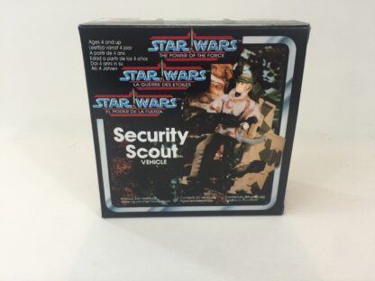 Replacement Vintage Star Wars The Power Of The Force Security Scout box and inserts