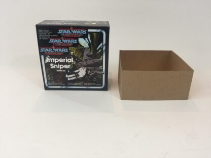 Replacement Vintage Star Wars The Power Of The Force Imperial Sniper box and inserts