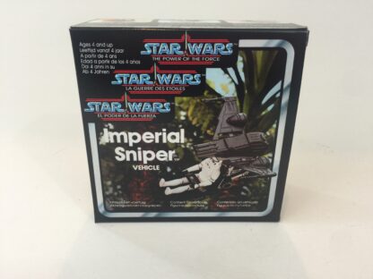 Replacement Vintage Star Wars The Power Of The Force Imperial Sniper box and inserts