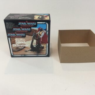 Replacement Vintage Star Wars The Power Of The Force One Man Sand Skimmer box and inserts