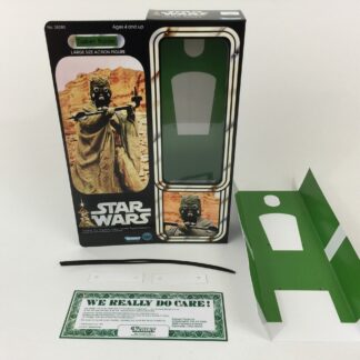 Custom Vintage Star Wars 12" Tusken Raider Sand People box and inserts