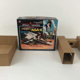 Replacement Vintage Star Wars Glasslite ASA-X X-wing box and inserts