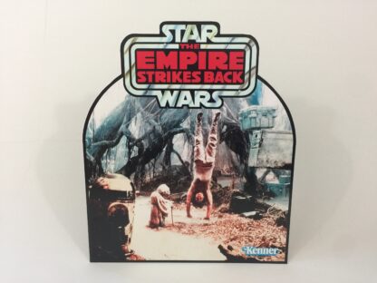 Reproduction prototype Vintage Star Wars The Empire Strikes Back Yoda and darth Vader double sided shop / store display bell hanger
