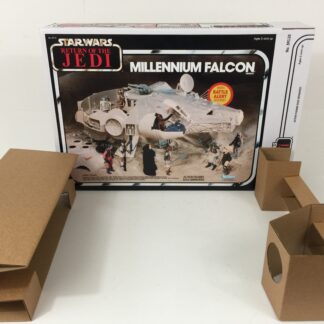 Replacement Vintage Star Wars The Return Of The Jedi Millennium Falcon box and inserts