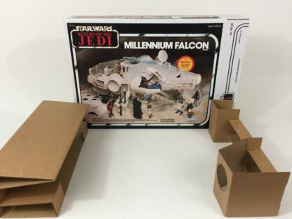 Replacement Vintage Star Wars The Return Of The Jedi Millennium Falcon box and inserts