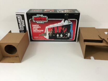 Replacement Vintage Star Wars The Empire Strikes Back Darth Vader Star Destroyer box and inserts