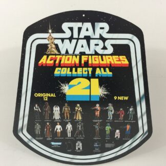 Reproduction Vintage Star Wars Collect All 21 Figures shop store bell display